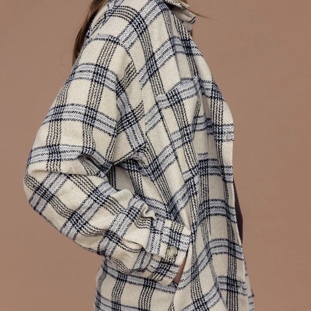 NEW Roolee plaid shacket - Picture 5 of 6